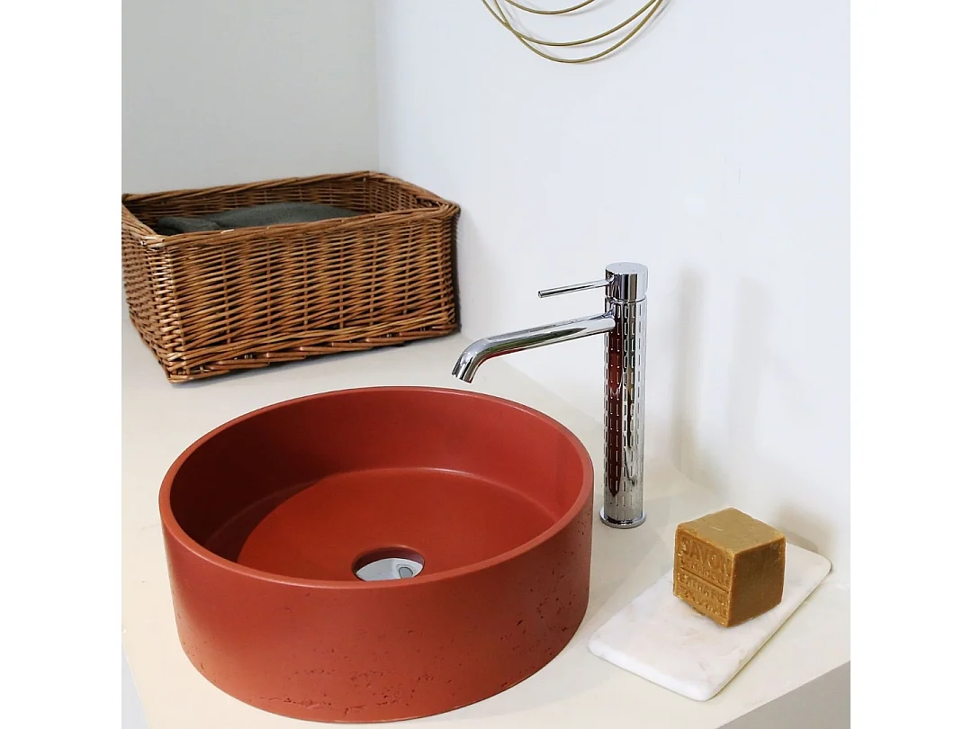 Architek Waschtischmischer hoch Chrom Essebagno