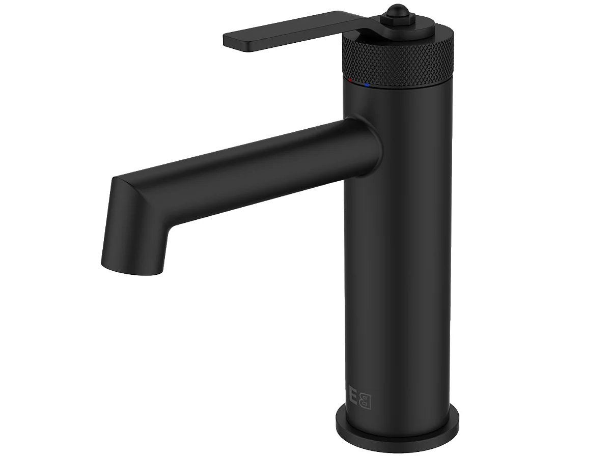 Molette niedriger Waschtischmischer schwarz matt Essebagno
