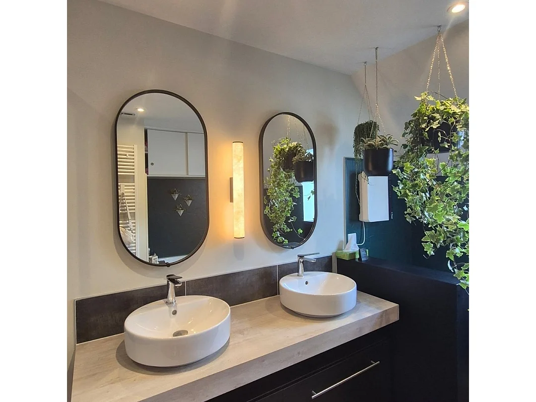 Pandora mitigeur lavabo bas chrome et noir - Essebagno