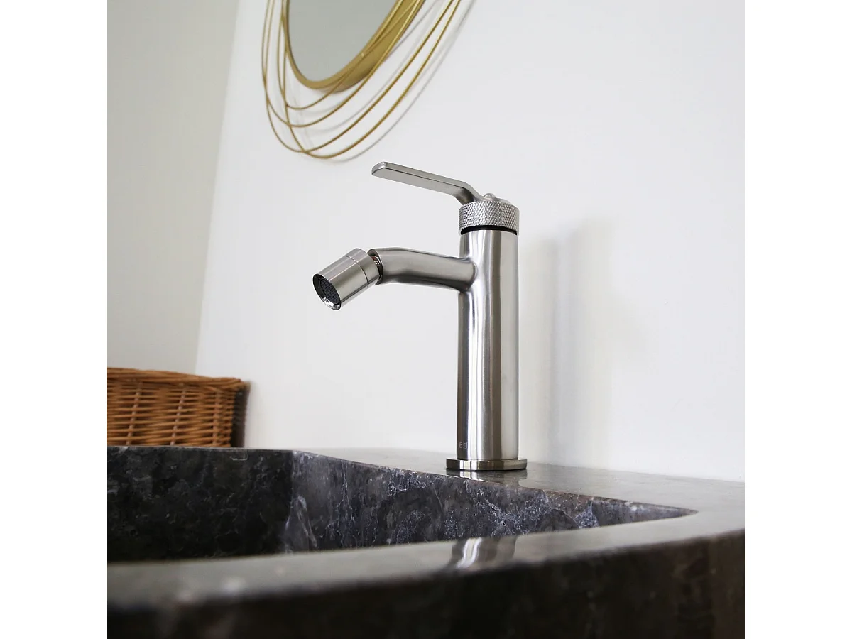 Molette miscelatore per bidet in acciaio inox Essebagno