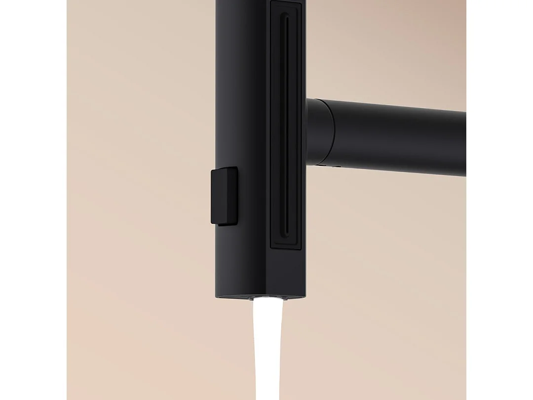 Esserain mitigeur évier à douchette extractible noir mat - Essebagno