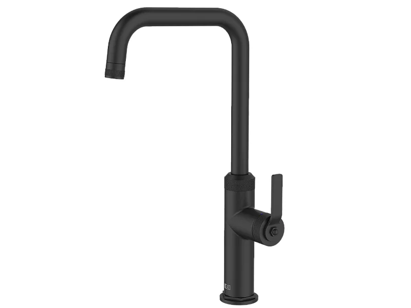 Architek Spültischmischer mattschwarz Essebagno