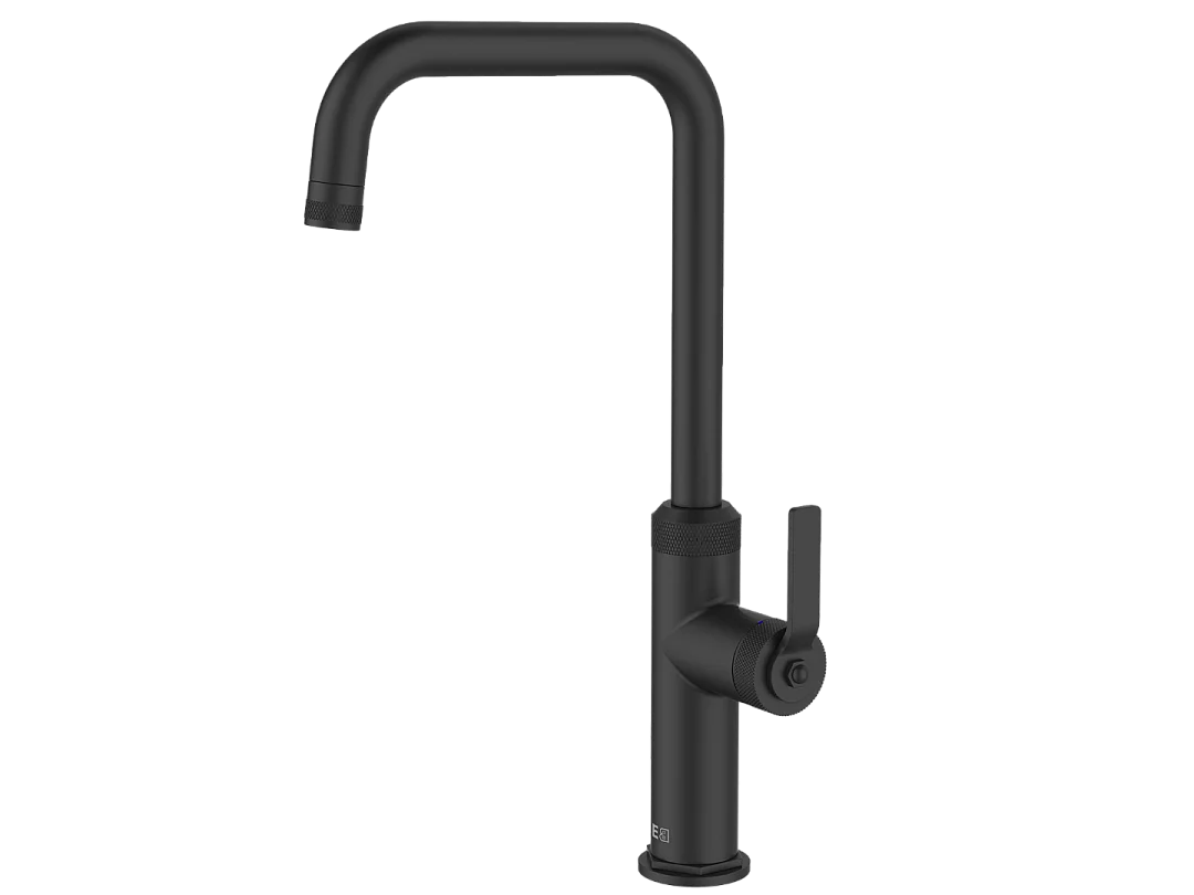 Mezclador de fregadero Architek negro mate Essebagno