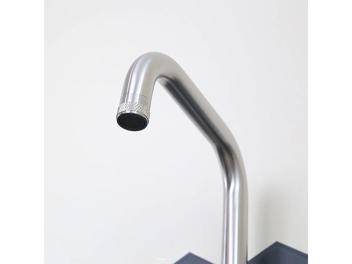 Molette Mezclador de fregadero de acero inoxidable Essebagno