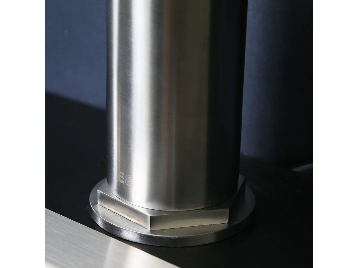 Molette Mezclador de fregadero de acero inoxidable Essebagno