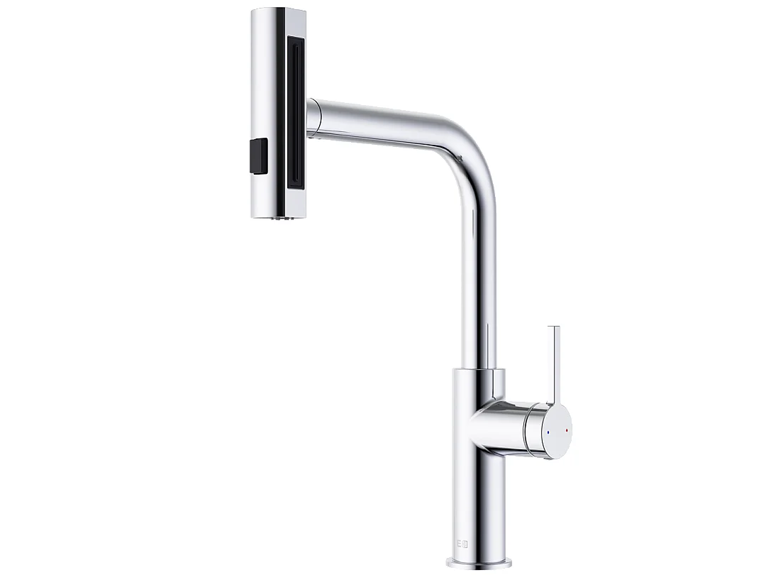 Esserain mitigeur évier à douchette extractible chrome - Essebagno