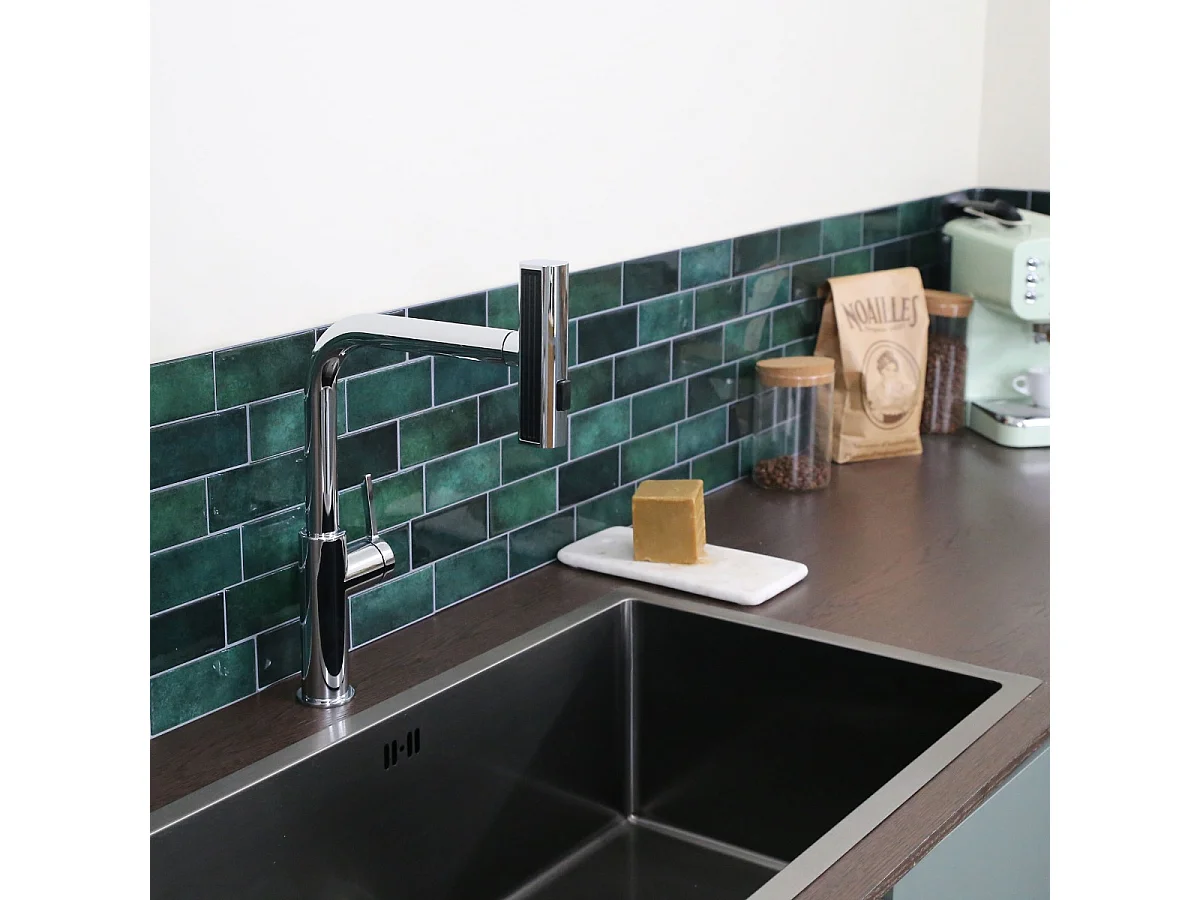 Esserain mitigeur évier à douchette extractible chrome - Essebagno