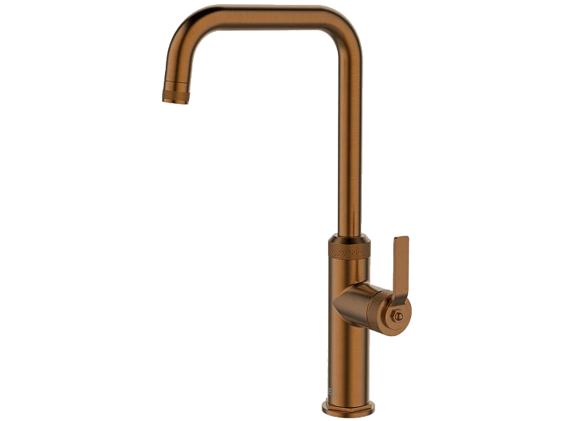 Molette mitigeur évier cuivre brossé - Essebagno