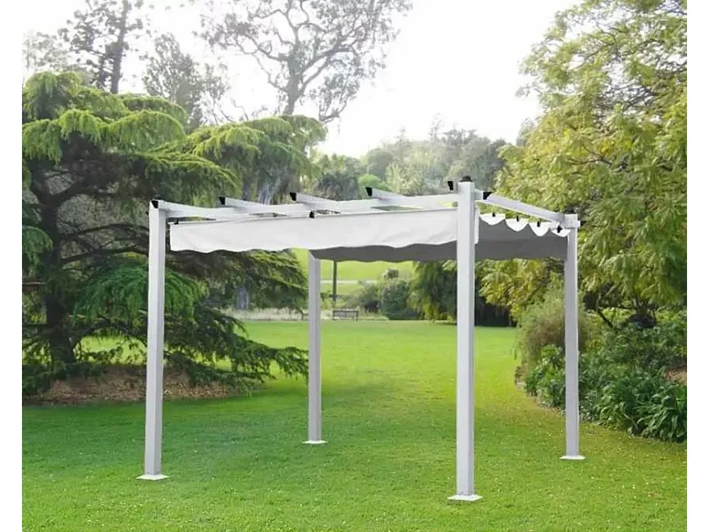 Gazebo da giardino 3x3 in alluminio per bar ristorante CieloAperto