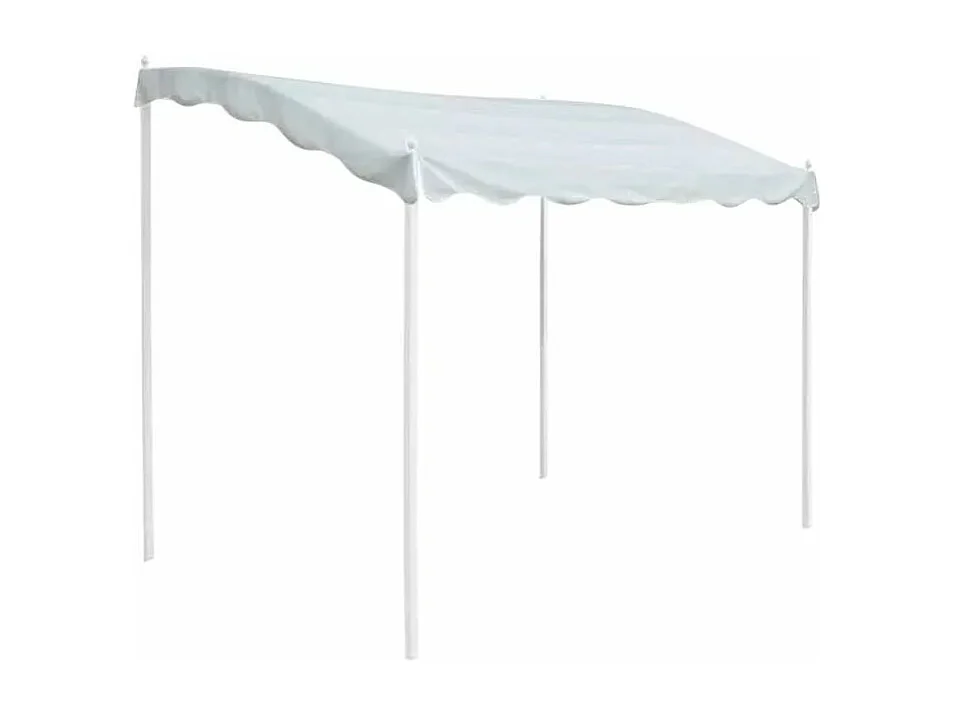 Cenador De Acero Para Exteriores 3x2 Metros Bar Hotel Pergola - Blanco