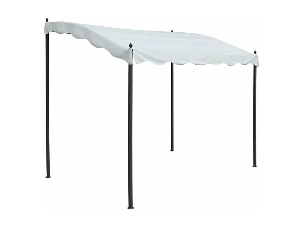 Cenador De Acero Para Exteriores 3x2 Metros Bar Hotel Pergola - Negro