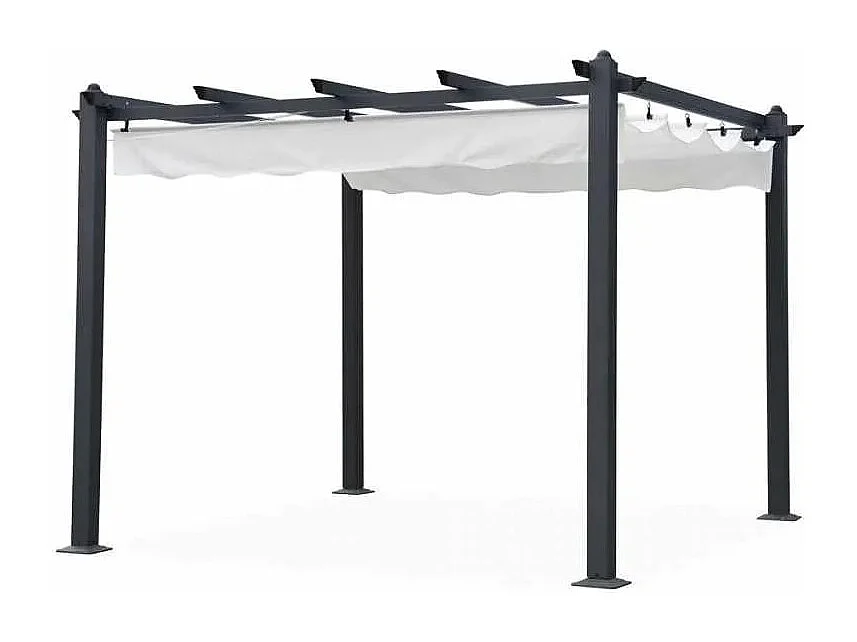 Tonnelle de jardin 3x3 en aluminium pour bar restaurant CieloAperto