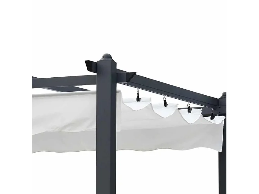 Tonnelle de jardin 3x3 en aluminium pour bar restaurant CieloAperto