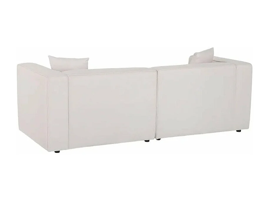 Canapé 3 places modulable moderne en tissu Neko - Beige