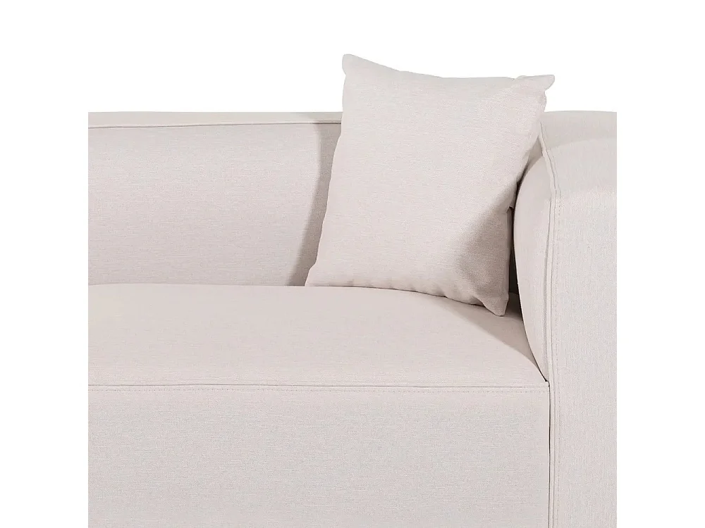 Divano modulare 3 posti chaise longue angolare in tessuto Banano