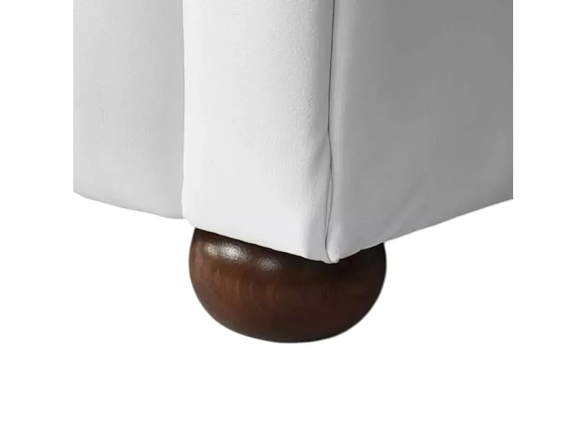 Divano 2 posti capitonnato similpelle stile Chesterfield Liquidambar