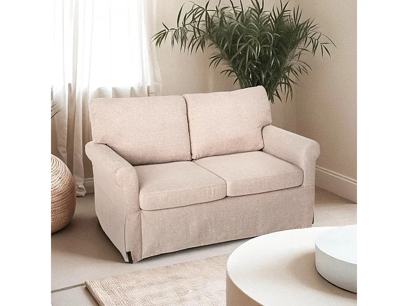 Divano 2 posti salotti in tessuto design classico moderno Pitosforo