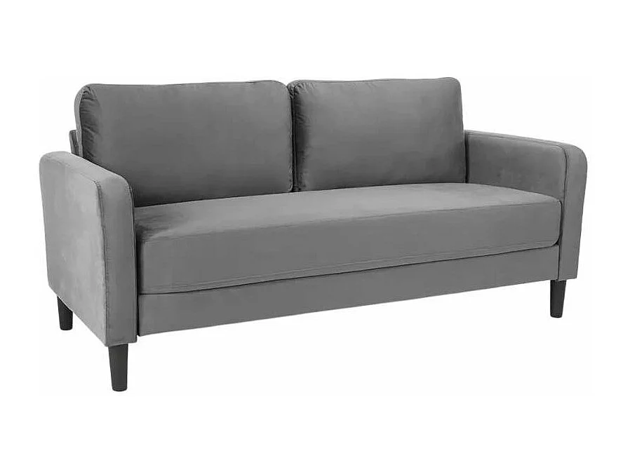 Canapé 3 places au design moderne pour chambre et salons en tissu Portland - Gris