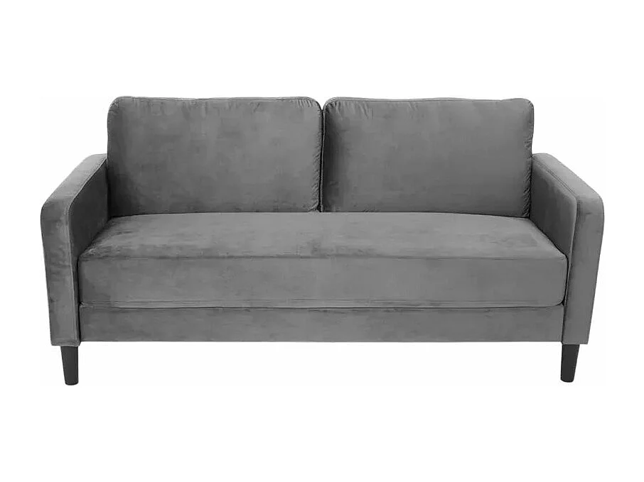 Canapé 3 places au design moderne pour chambre et salons en tissu Portland - Gris