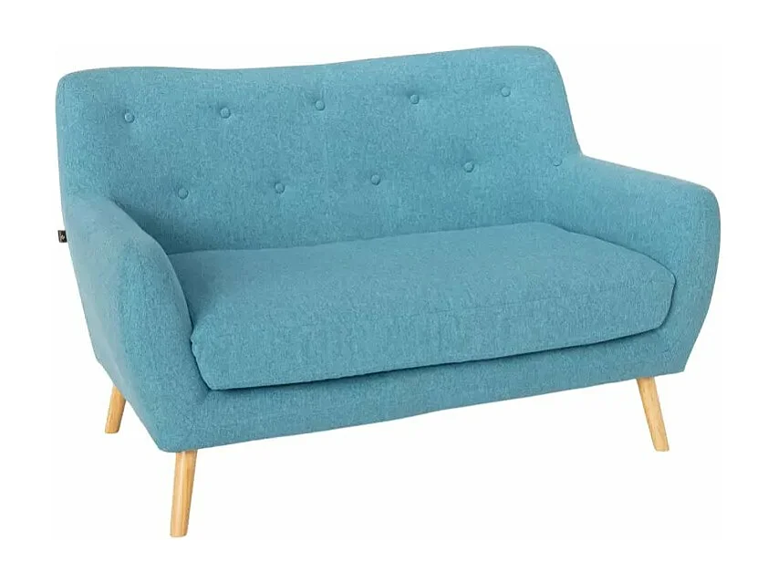 Divano 2 posti in tessuto stile scandinavo confortevole moderno Gelso