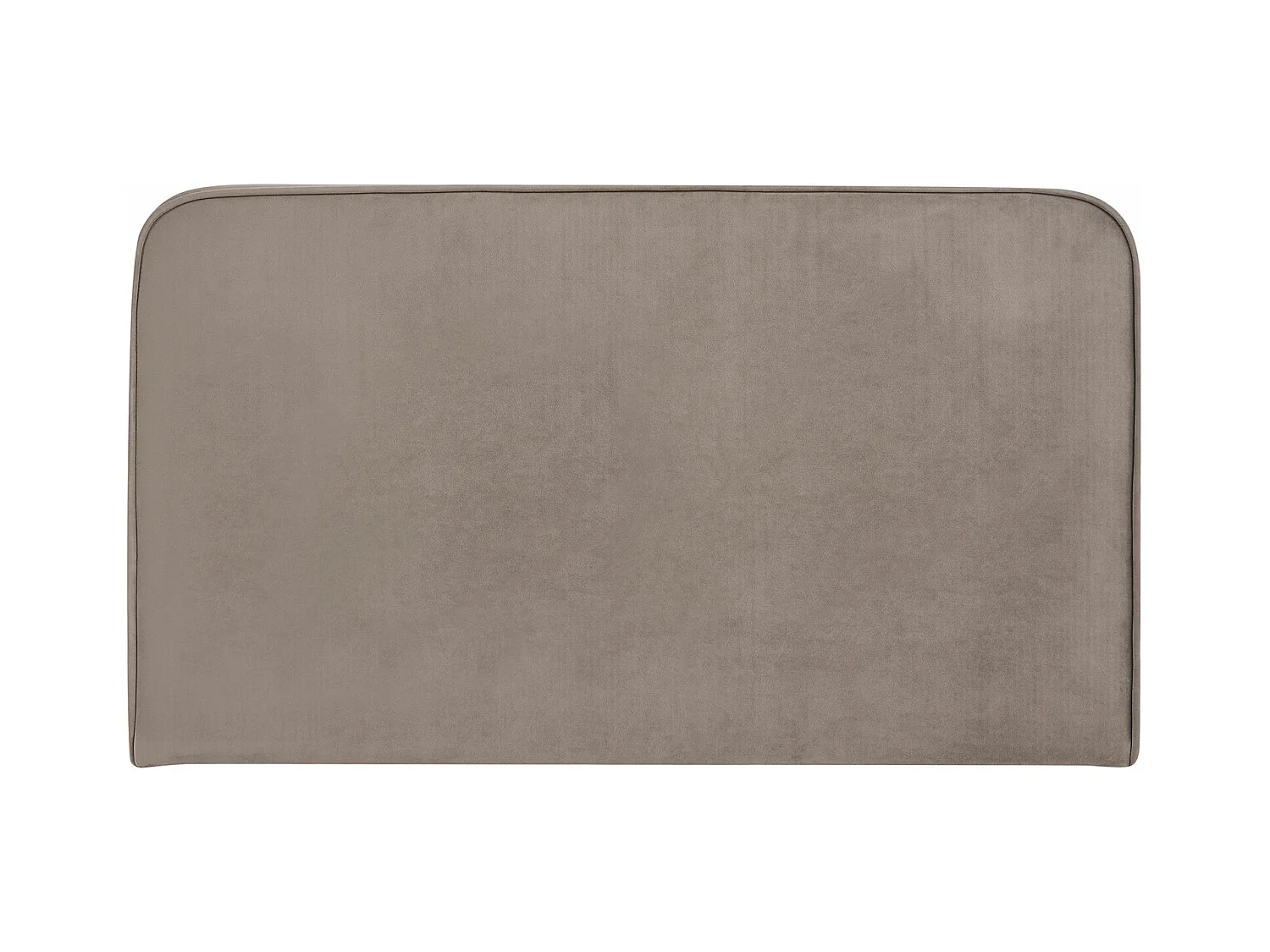 Tête de lit CELIA 120, En tissu rembourré, Fixation murale Design arrondi moderne, Pour lit 120 cm ou moins, Grège