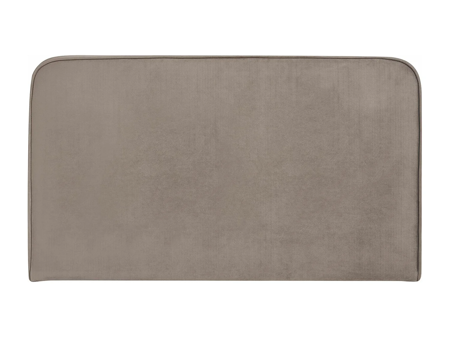 Tête de lit CELIA 120, En tissu rembourré, Fixation murale Design arrondi moderne, Pour lit 120 cm ou moins, Grège