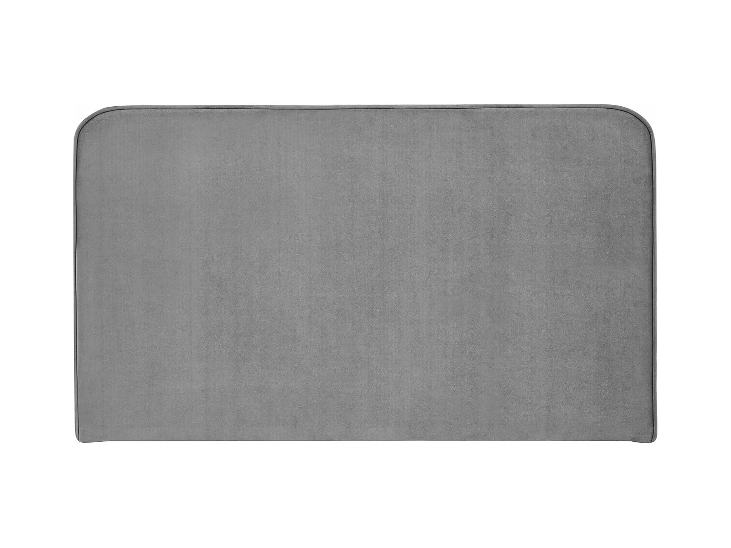 Tête de lit CELIA 120, En tissu rembourré, Fixation murale Design arrondi moderne, Pour lit 120 cm ou moins, Gris