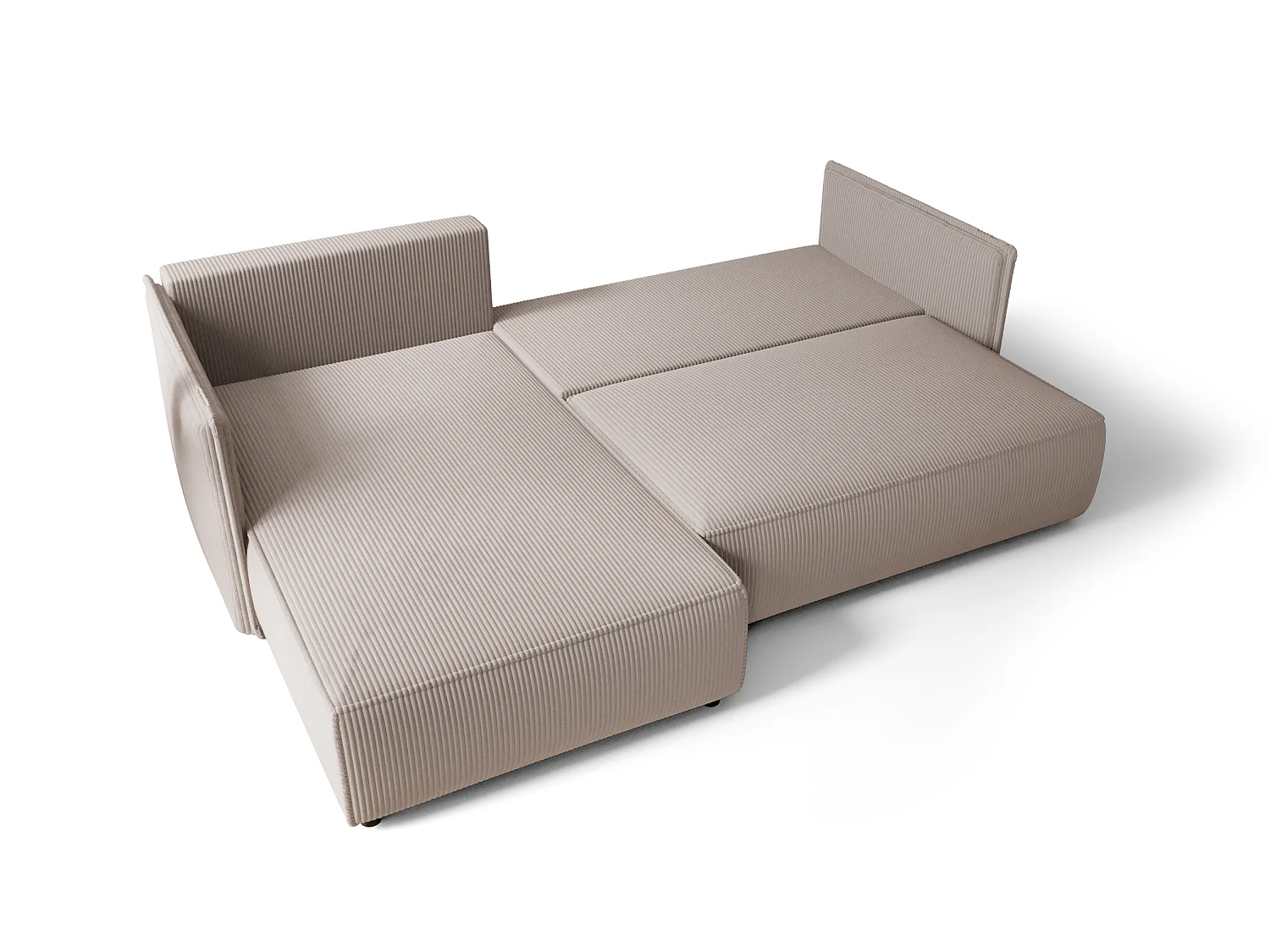 Hoekbank met slaapfunctie MILANO L Poso 014 Links