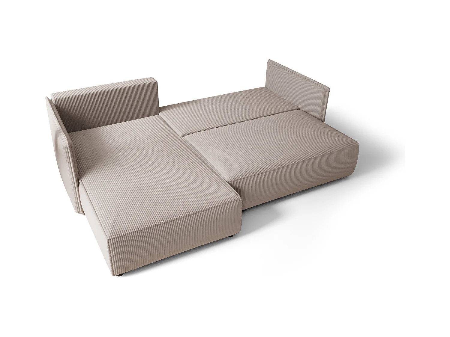 Hoekbank met slaapfunctie MILANO L Poso 055 Links