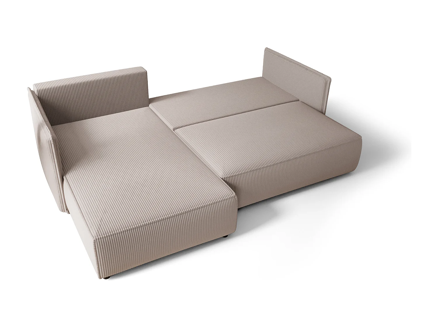 Canapé d'angle avec fonction de couchage MILANO L Poso 105 Gauche