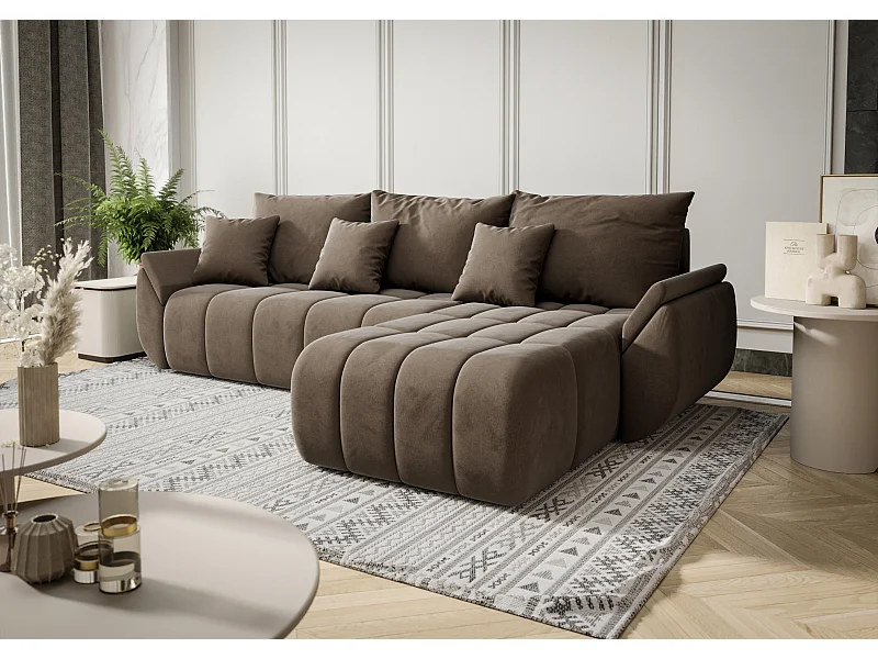 Ecksofa mit Schlaffunktion TOKYO Monolith 09 Rechts