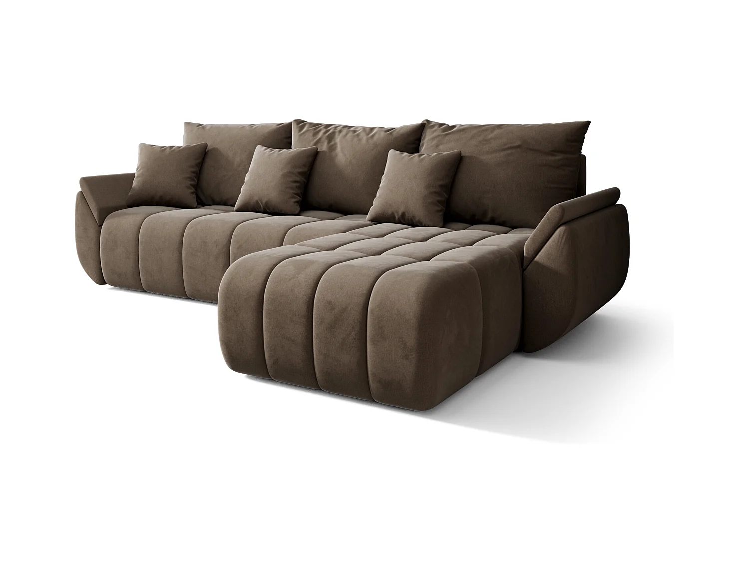 Hoekbank met slaapfunctie TOKYO Monolith 09 Rechts