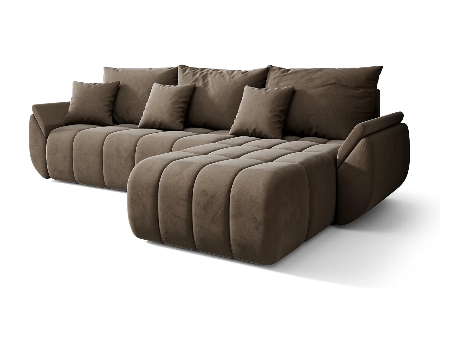 Canapé d'angle avec fonction de couchage TOKYO Monolith 09 Droit