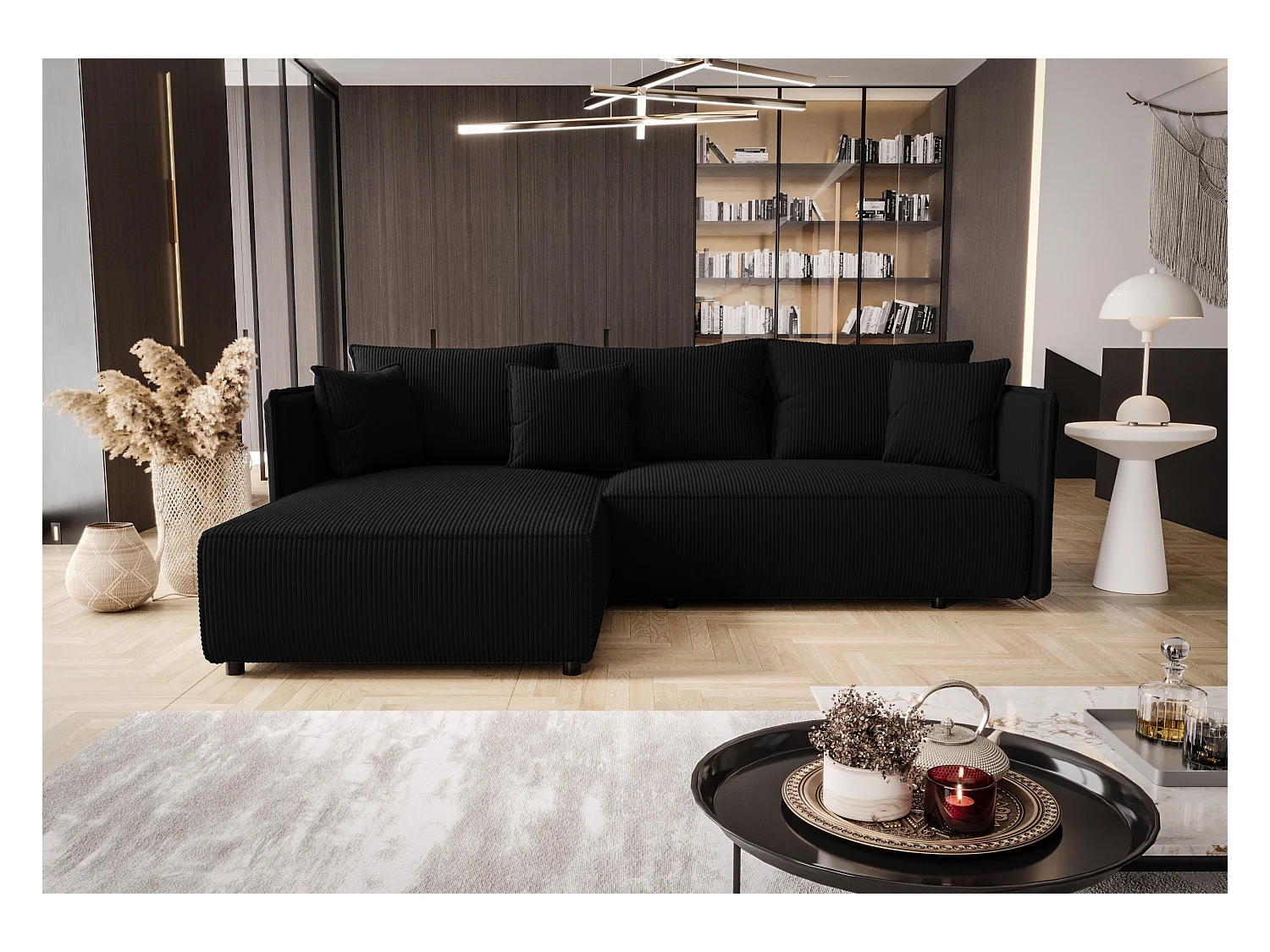 Ecksofa mit Schlaffunktion MILANO L Poso 135 Links