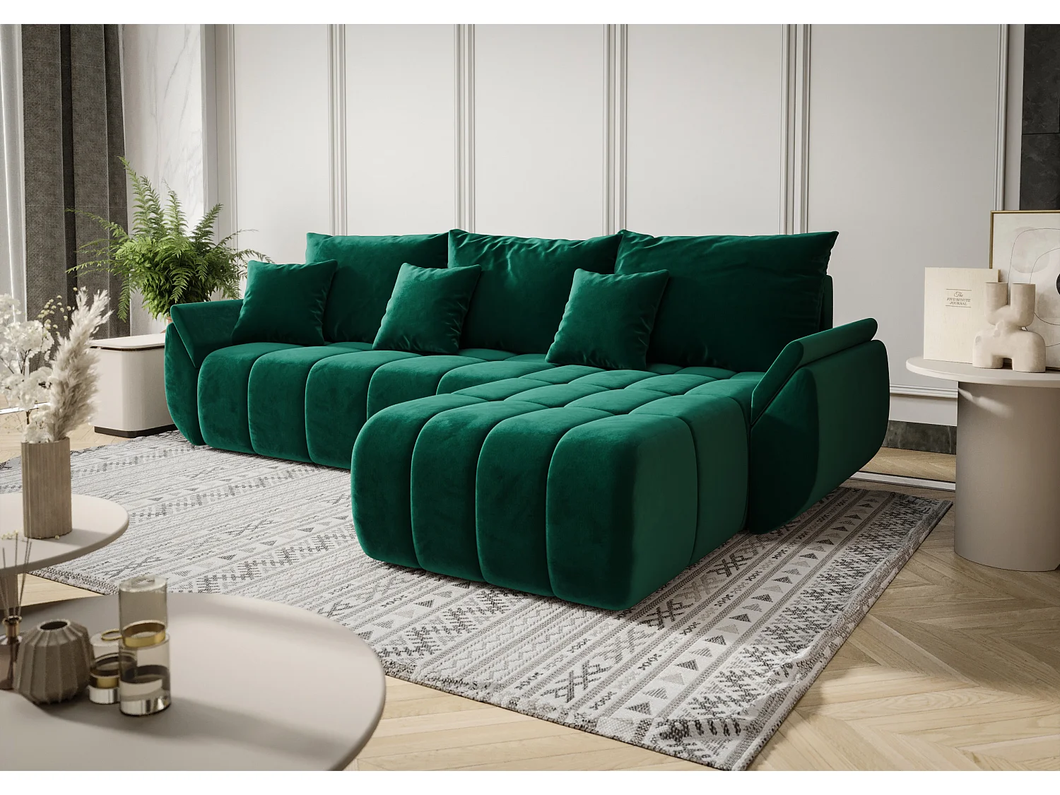 Ecksofa mit Schlaffunktion TOKYO Monolith 37 Rechts