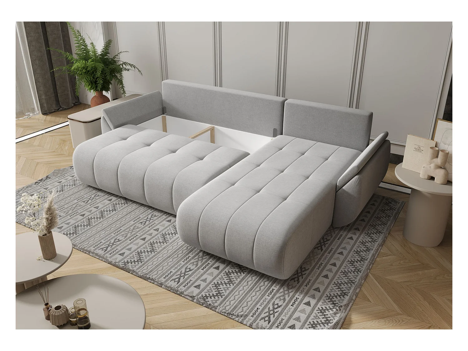 Ecksofa mit Schlaffunktion TOKYO Monolith 37 Rechts