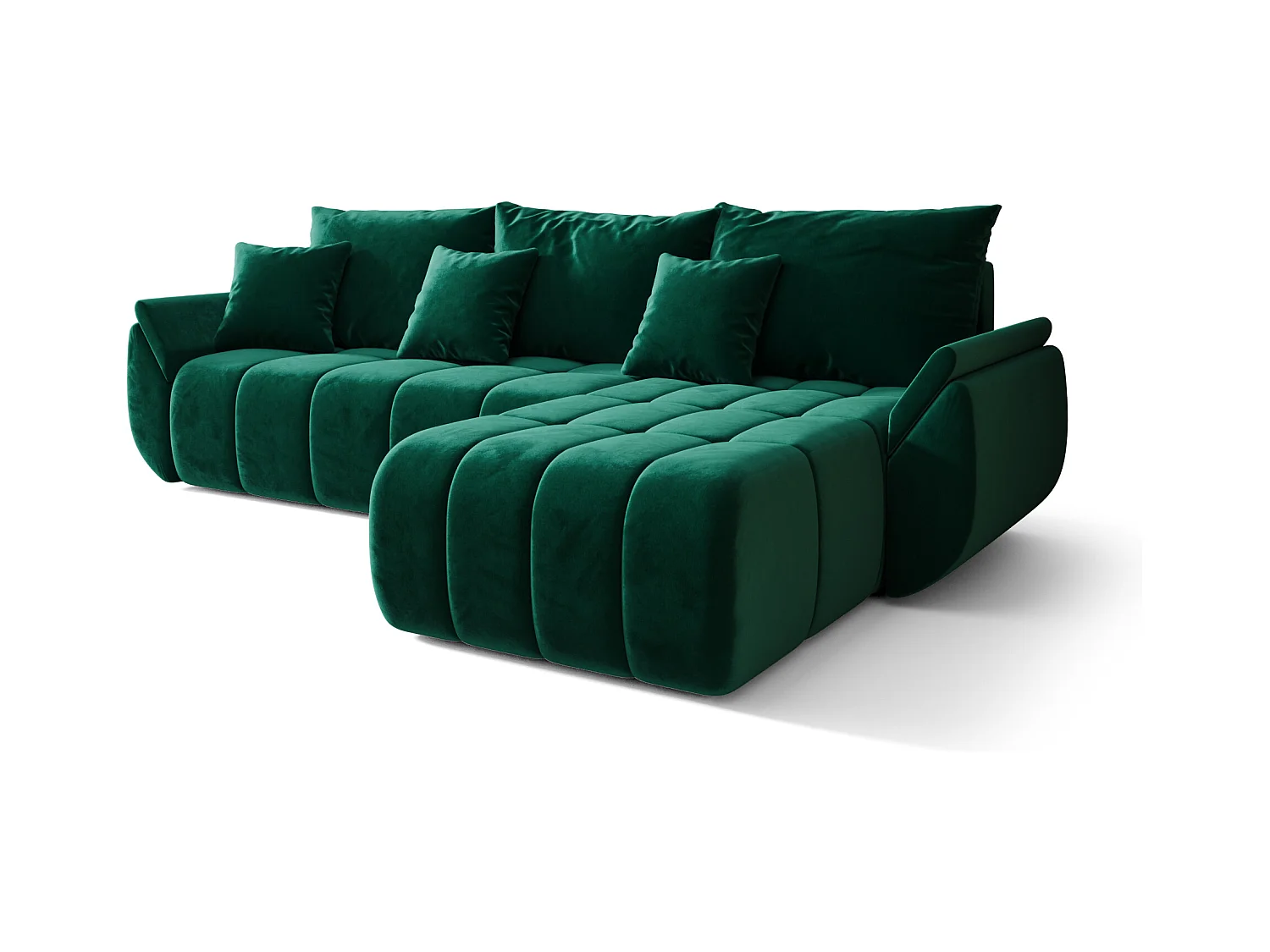 Hoekbank met slaapfunctie TOKYO Monolith 37 Rechts