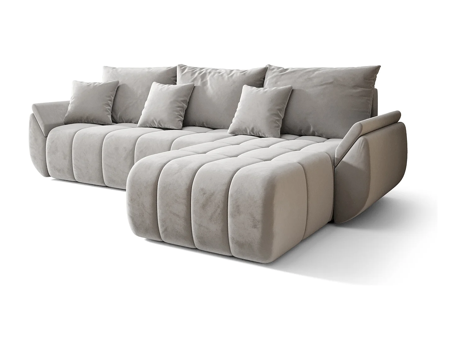 Canapé d'angle avec fonction de couchage TOKYO Monolith 84 Droit