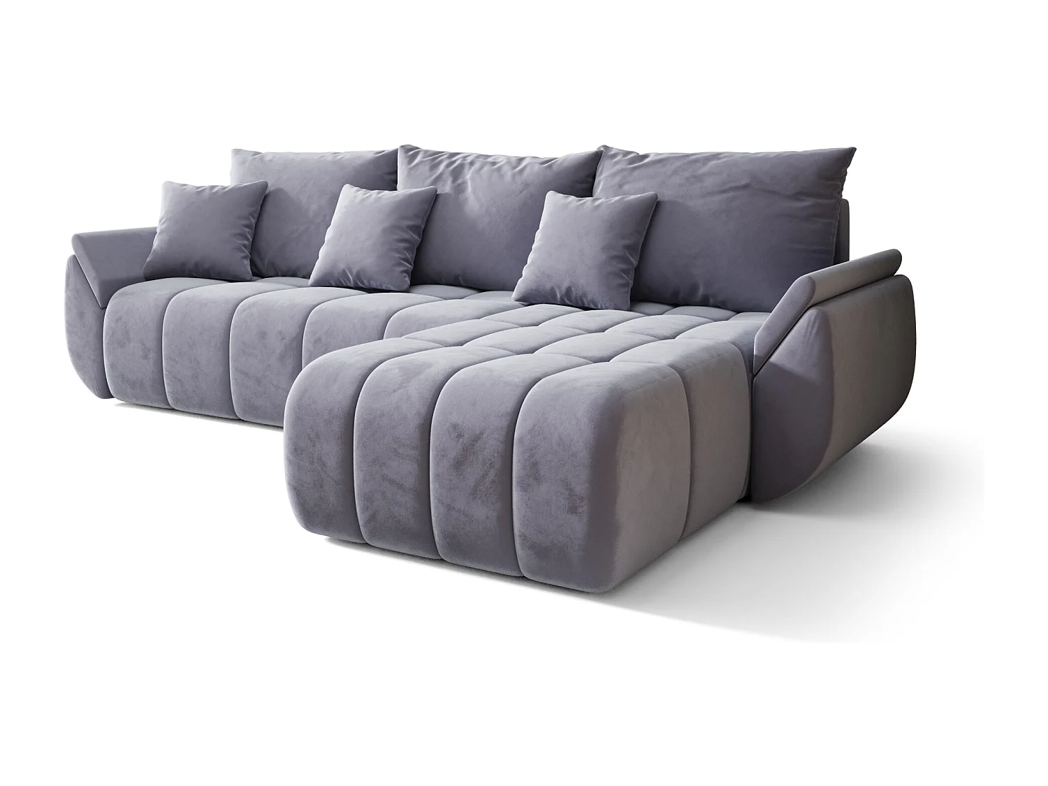 Canapé d'angle avec fonction de couchage TOKYO Monolith 70 Droit