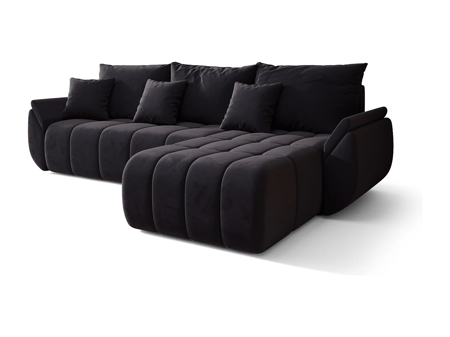 Canapé d'angle avec fonction de couchage TOKYO Monolith 97 Droit