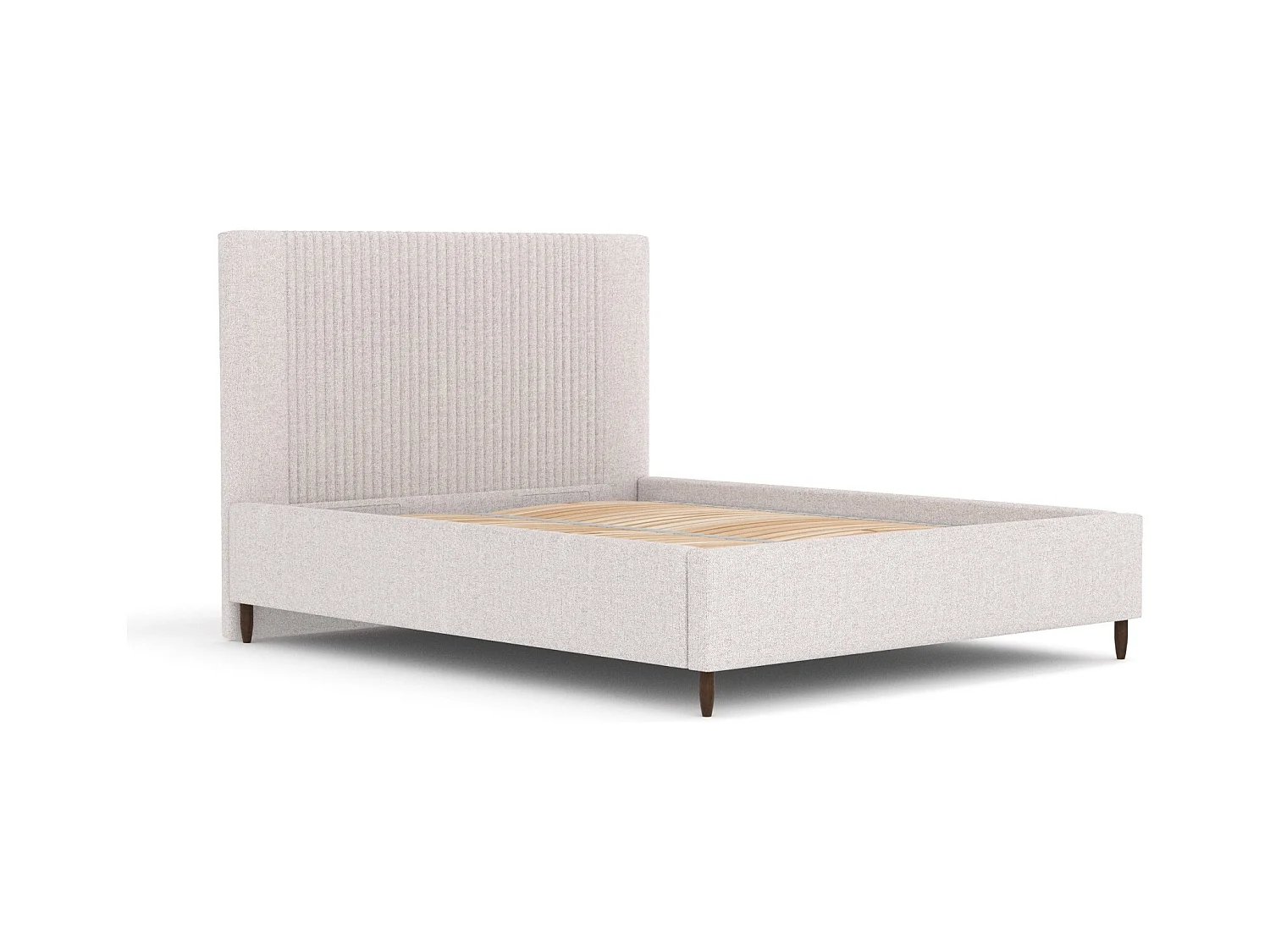 Polsterbett Etero - 180 x 200 cm - Webstoff - beige