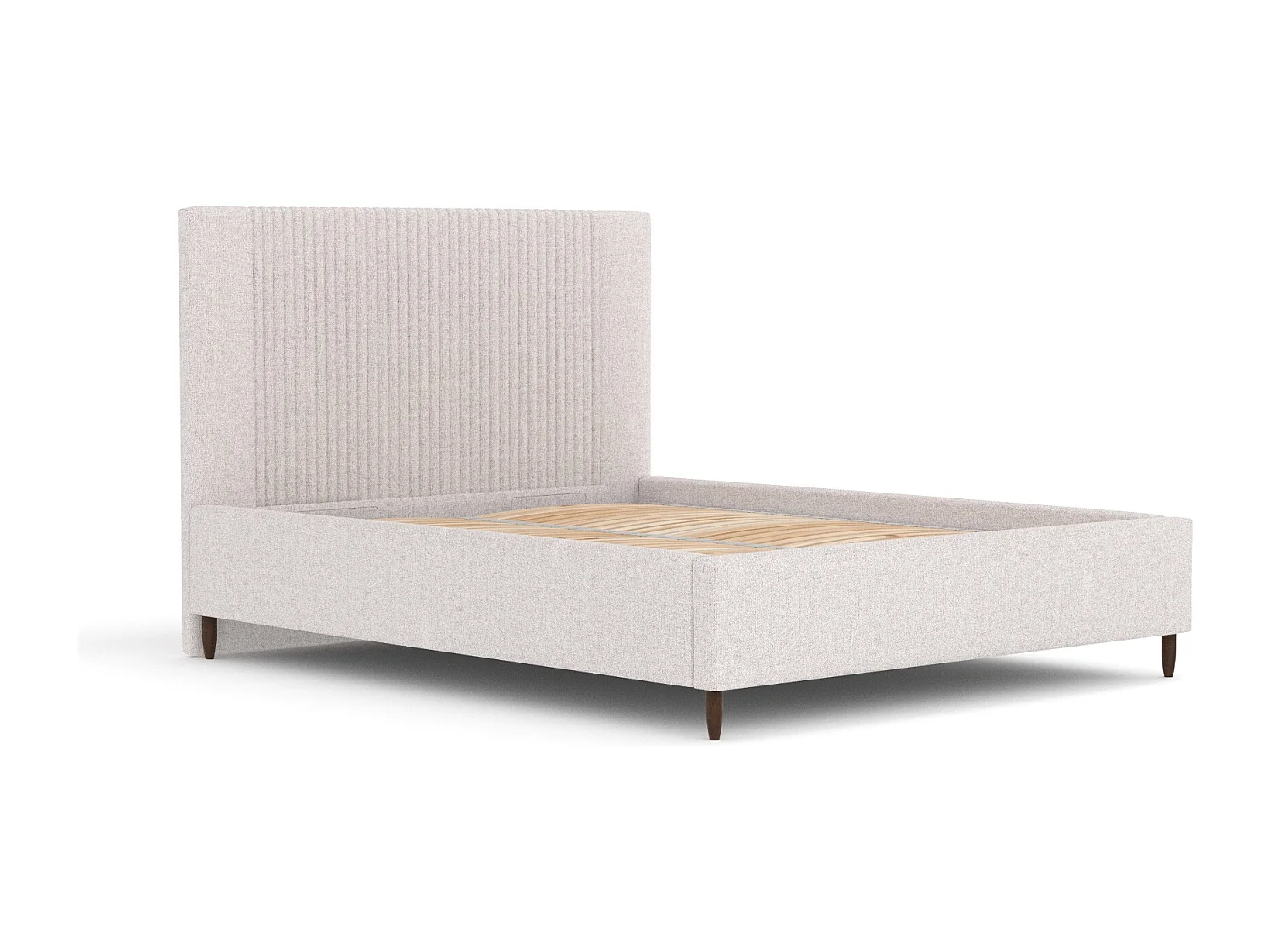 Polsterbett Etero - 180 x 200 cm - Webstoff - beige