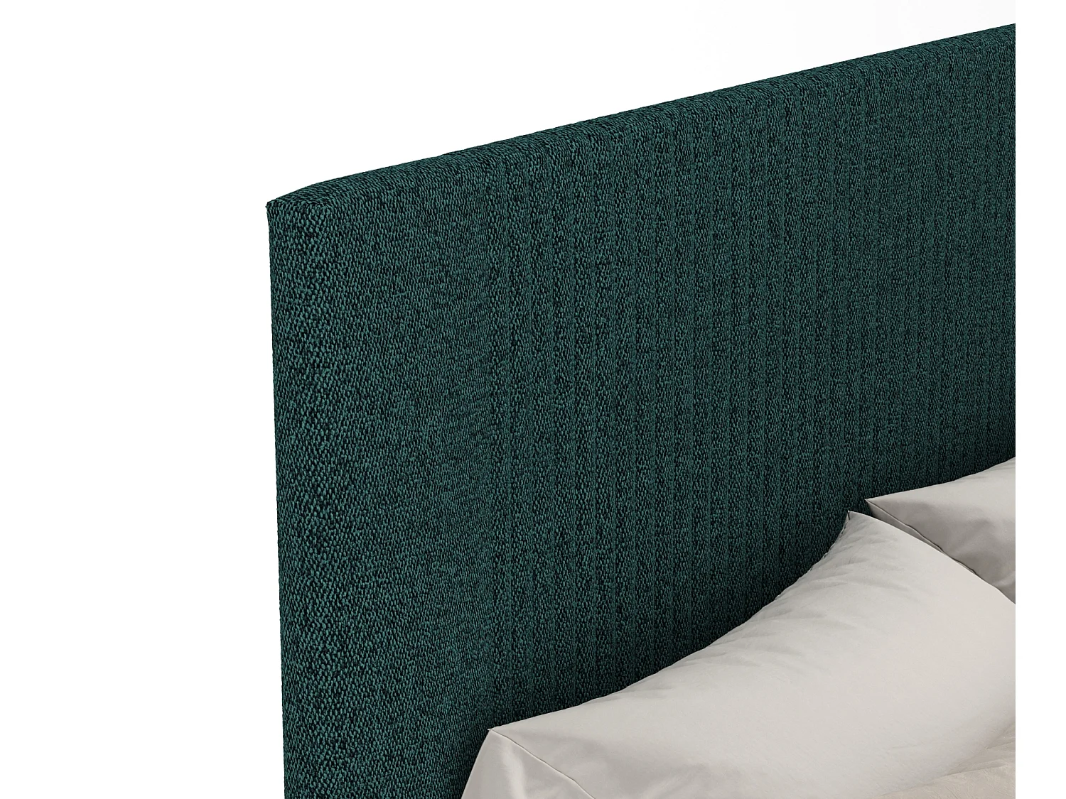 Polsterbett Etero - 140 x 200 cm - Webstoff - grün