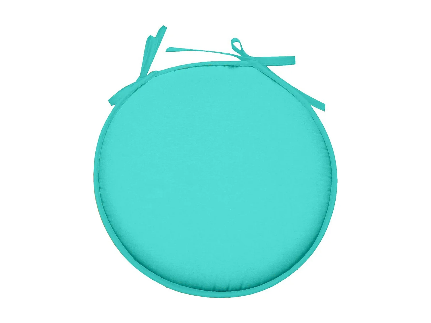 Galette de chaise ronde Unie Pop color 40 cm Bleu celadon