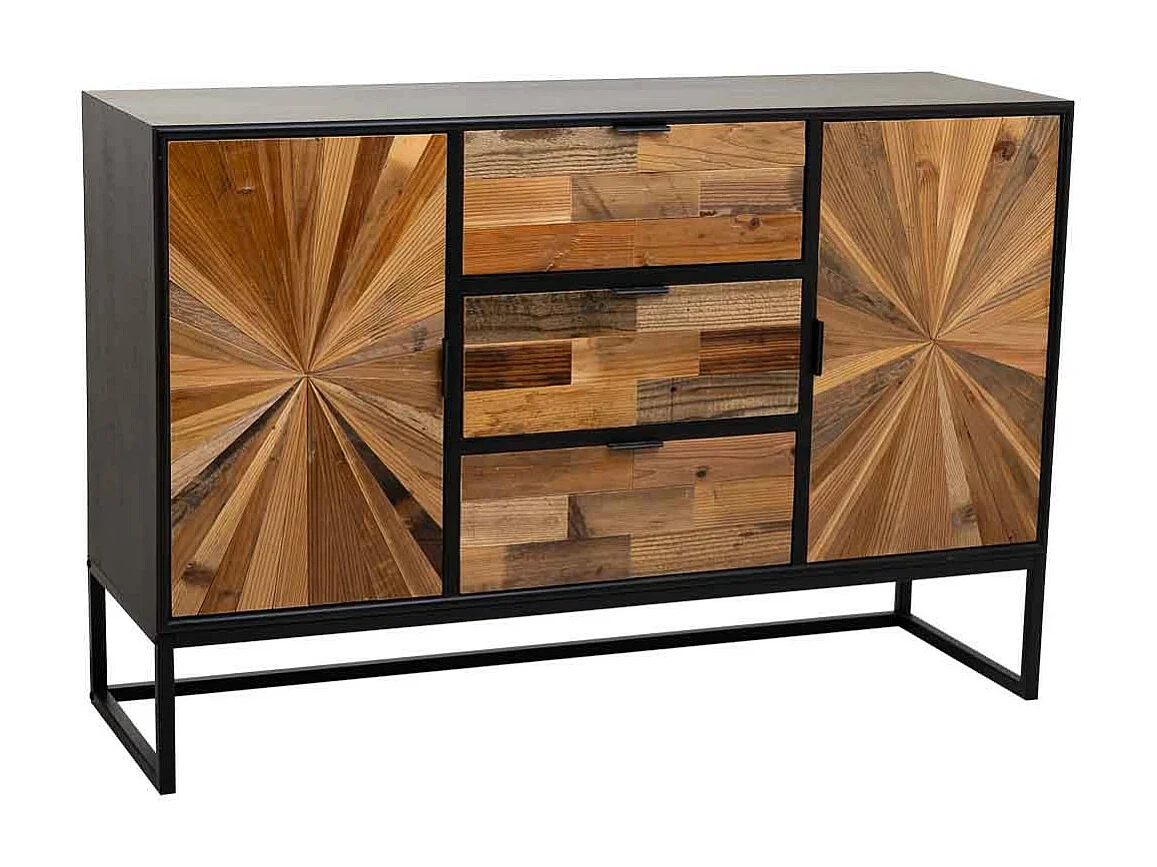 Credenza in legno marrone 120x38x78
