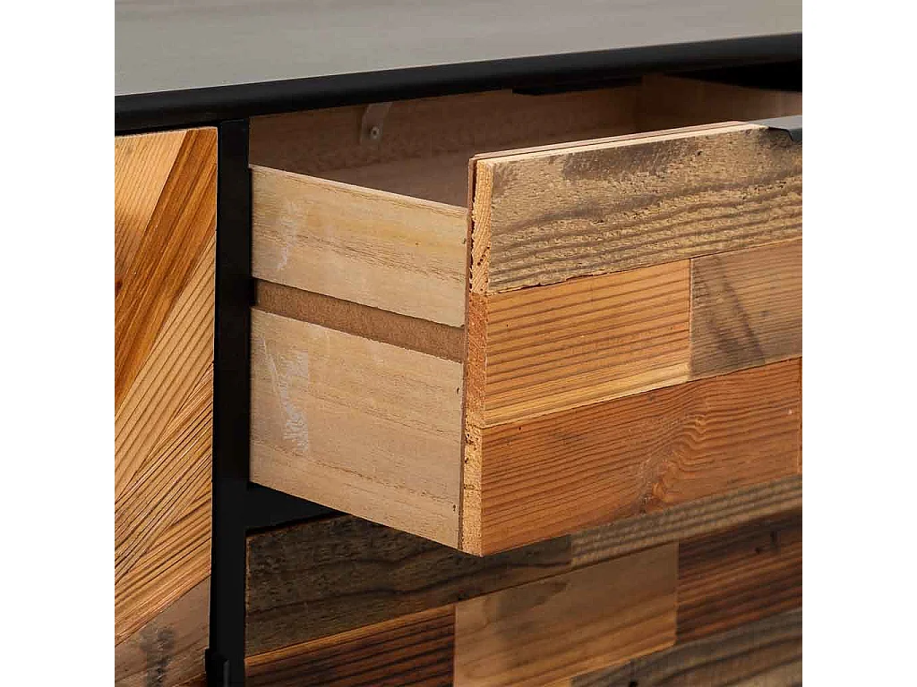 Credenza in legno marrone 120x38x78