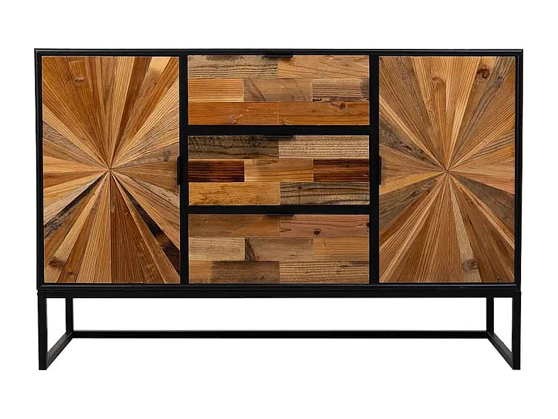 Credenza in legno marrone 120x38x78