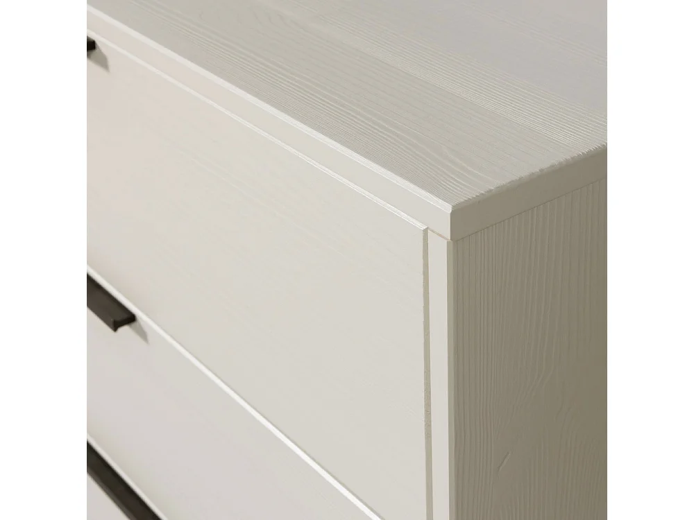 Adam - Commode 3 tiroirs en bois - Beige