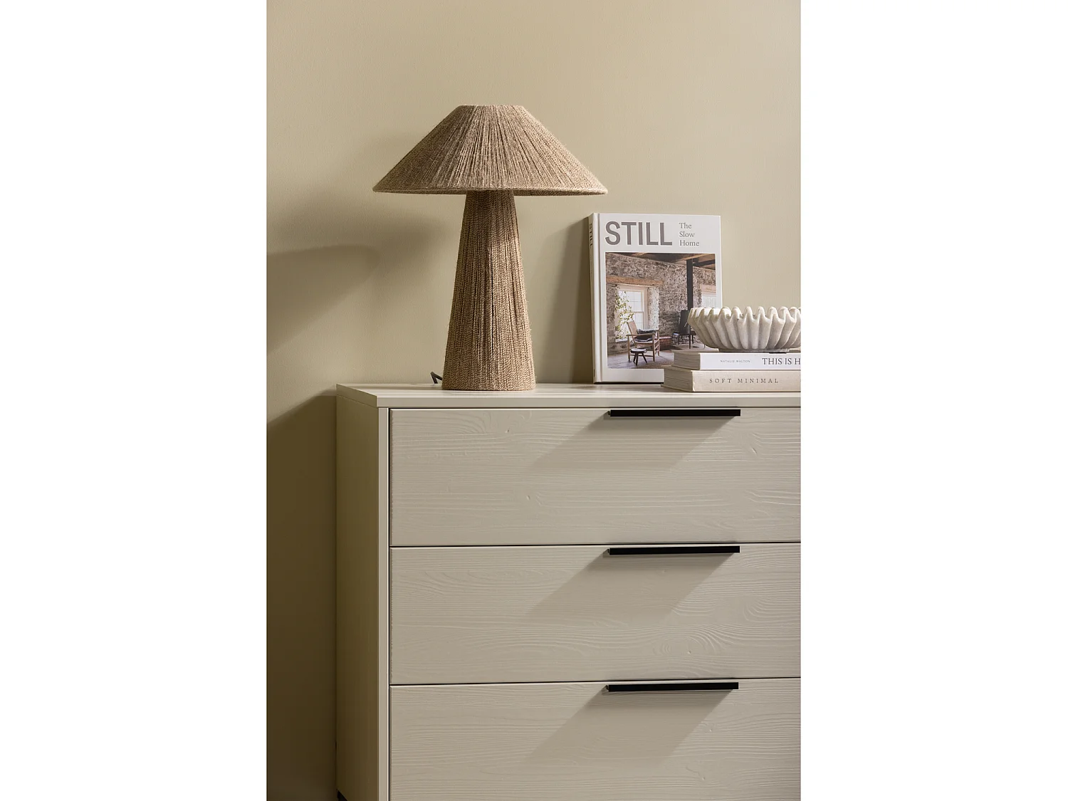 Commode 3 tiroirs en pin ADAM