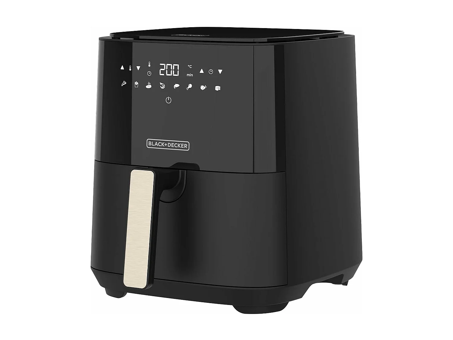 Black+decker Friteuse sans huile 5l 1300w noir - bxaf5000e